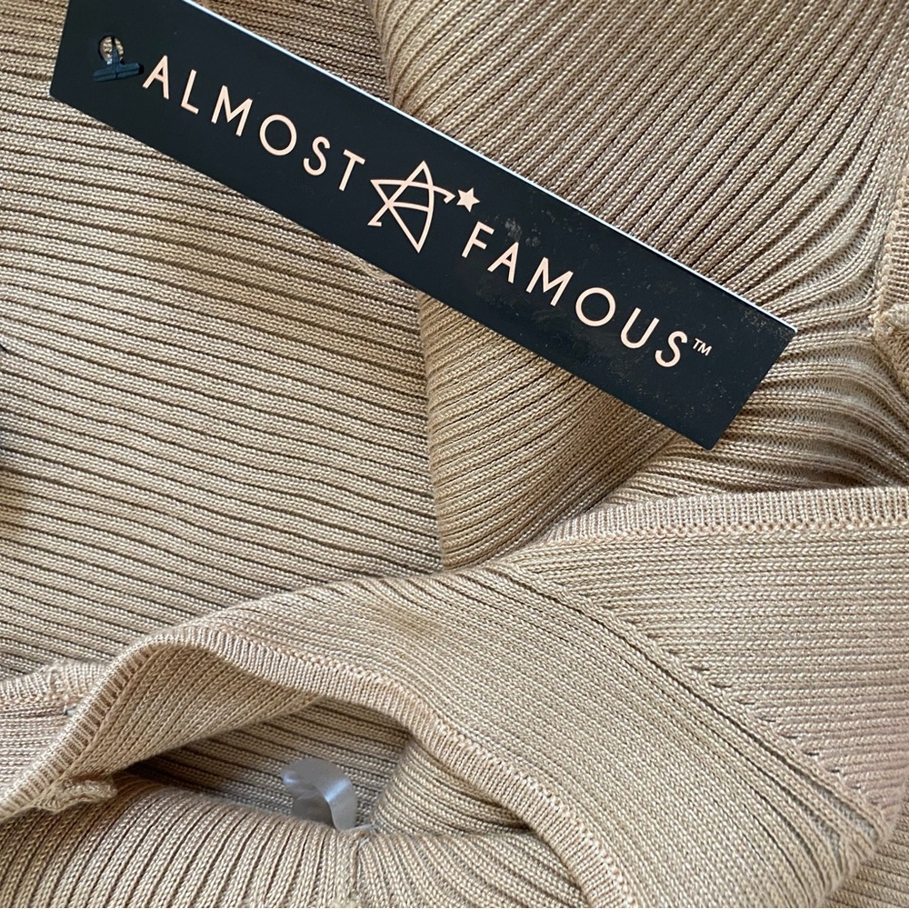 Tan Bodycon Dress - Picture 4 of 5